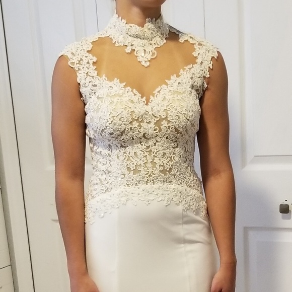 dave and johnny lace dress - Picture 2 of 4